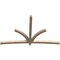 Ekena Millwork Davenport Rough Sawn Timber Gable Bracket, Douglas Fir, 108"W x 68"H x 4"D x 4"F, 15/12 Pitch GBW108X68X0404DAV00RDF - alternate 2